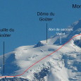 Potrivit ultimilor masuratori, Mont Blanc are in prezent inaltimea de 4808,73m. Acest lucru inseamna ca Mont Blanc s-a micsorat cu circa 3 m fata de masuratorile efectuate in 2003.  